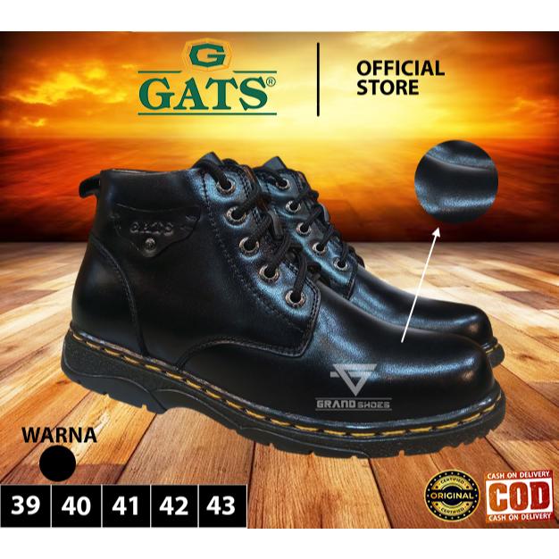 GATS DM 1351 sepatu boots boot pantofel formal formil kulit asli casual kasual pria cowok laki origi