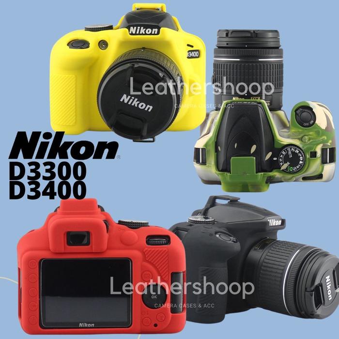 NIKON D3400 D3300 Cover Rubber Softcase Karet