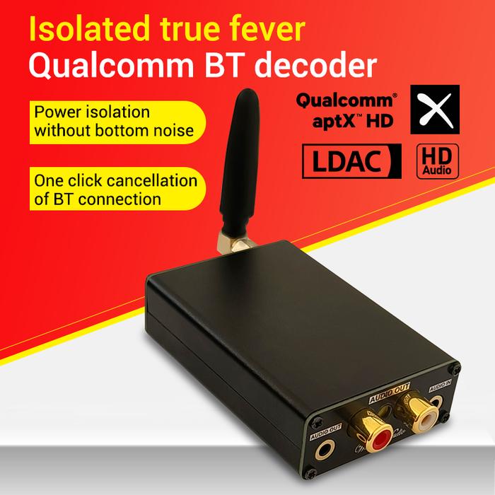 APTX HD QCC5125 LDAC Wireless Adapter Bluetooth 5.1 Receiver Board DAC Audio Decoder Board 24Bit/96K
