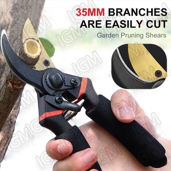 Gunting dahan super kuat/gunting tanaman/ PVC gunting kebun Stainless Steel Alat pemetik buah
