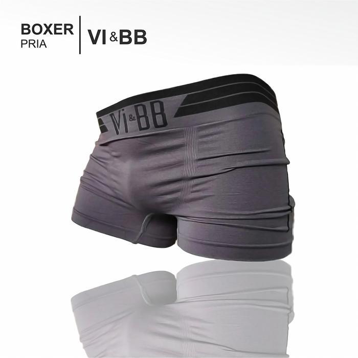 PREMIUM Celana Boxer Pria VI&BB Original Bahan Rajut Premium Berkualitas
