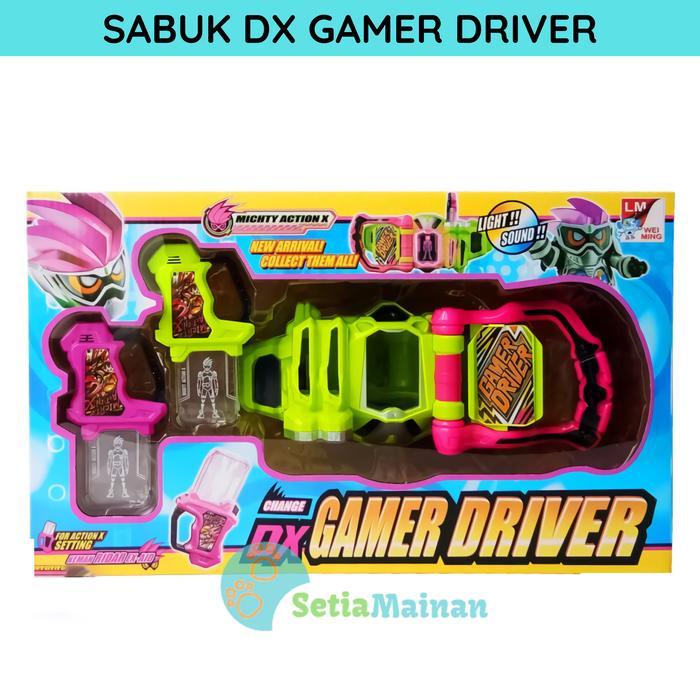 Mainan Anak Sabuk DX Gamer Driver Kamen Rider Ex Aid Henshin Belt