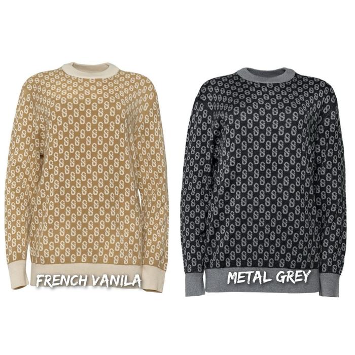 Everyday Monogram Sweater Buttonscarves Unisex