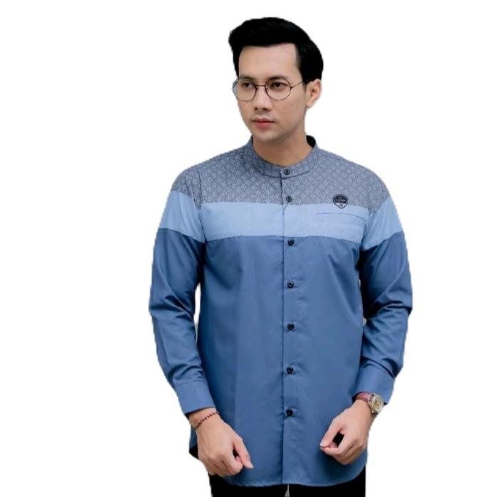 Baju Koko lengan panjang bahan katun adem dan lembut  by ilnaf