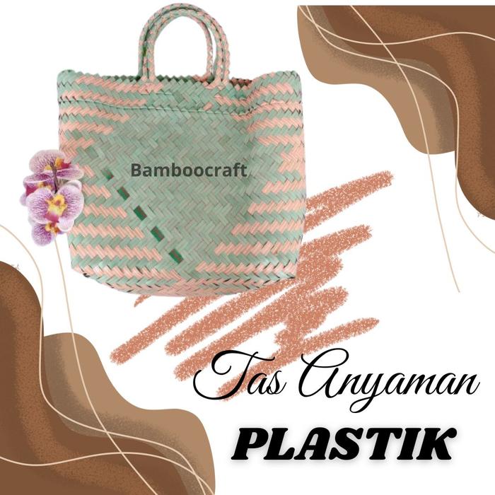 tas anyaman plastik untuk hajatan / tas anyaman plastik premium
