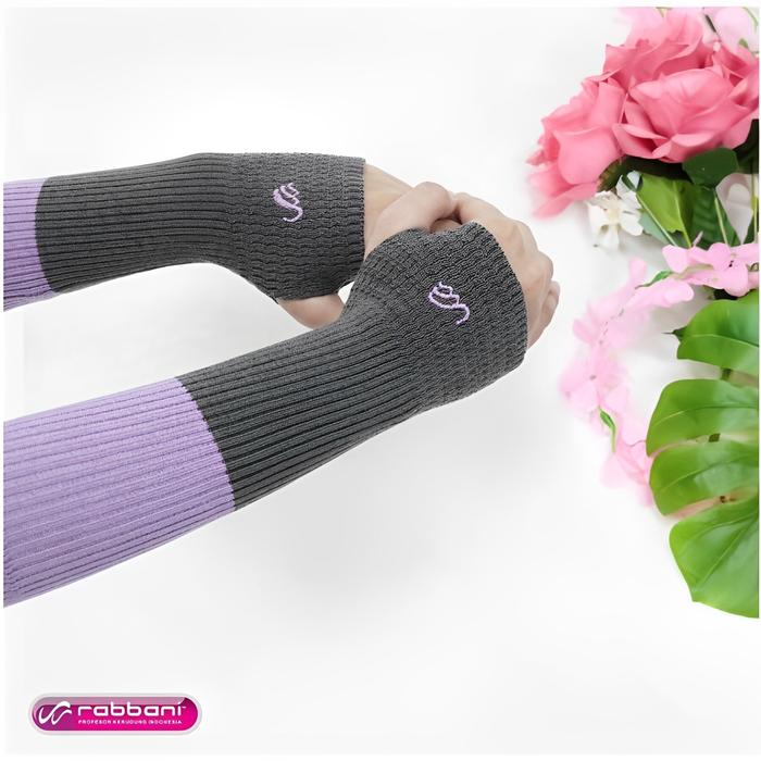 Handsock Rajut Jempol Rabbani Ori Muslim | Panjang 34 Cm | Bahan 100% Rajut Asli