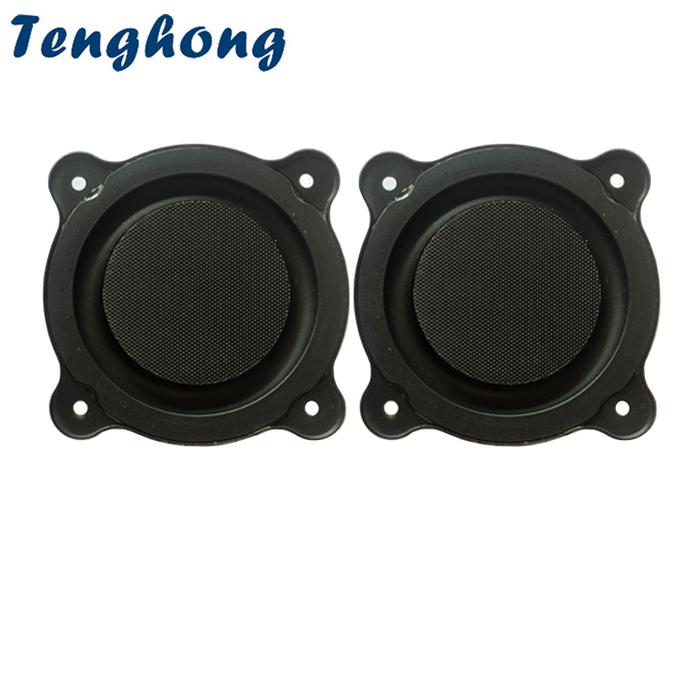 Tenghong 2pcs 3 Inch Subwoofer Speaker 8 Ohm 30W Bass Speaker Unit