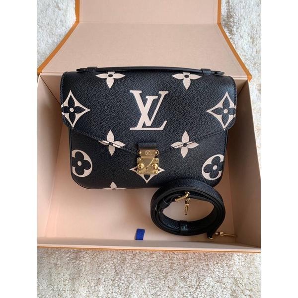 LV METIS BICOLOR MONOGRAM EMPREINTE BLACK/