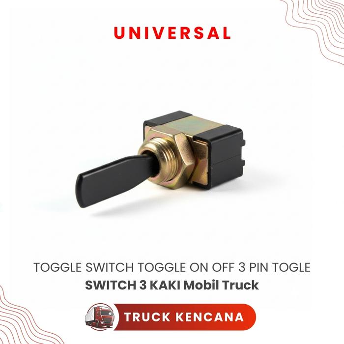 Saklar Switch On Off 12V 24V mobil motor rumah truck universal TOGGLE SWITCH TOGGLE ON OFF 3 PIN TOG