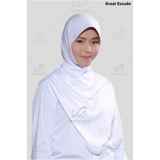 Kerudung Escudo Rabbani Asli Ukuran S-L Warna Beragam