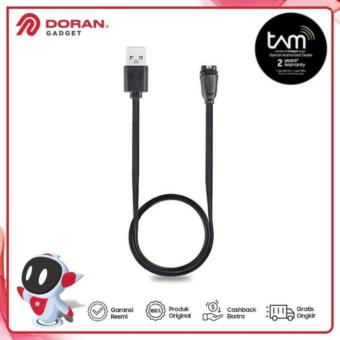 Kabel Charger USB Original untuk Jam Tangan Garmin Fenix 5, 5S, 5X, dan Forerunner 935