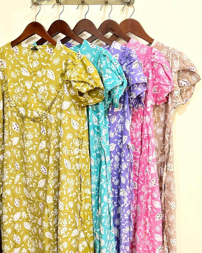 [IJMA'] Daster Soraya I Daster Batik Cap I Daster Rayon I Daster Batik Soft I Daster Rempel