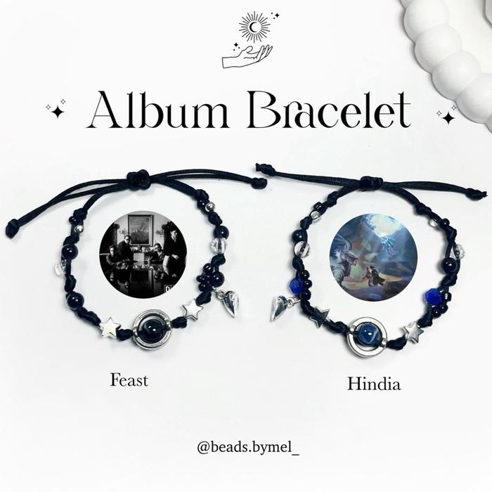 Gelang Couple Hindia Feast | Hindia Bracelet | Feast Bracelet | Gelang Tali Serut Hindia Cincin | Ge