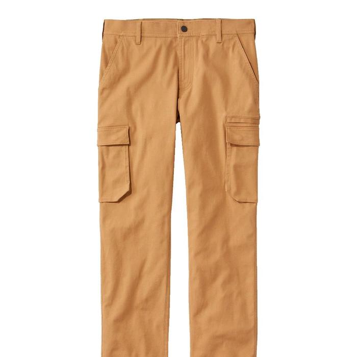 Celana LL Bean Flex Cargo Pants size 33 coklat muda