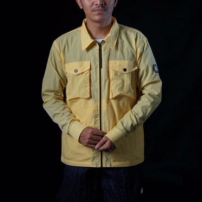 Jacket / Jaket Overshirt Nylon Spring Summer 2025 Yellow Series From Quattordici