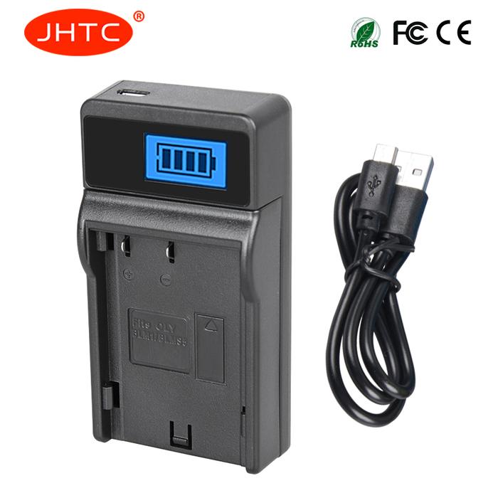 JHTC PS-BLM1 BLM-1 BLM1 LCD USB Battery Charger For Olympus C-5060