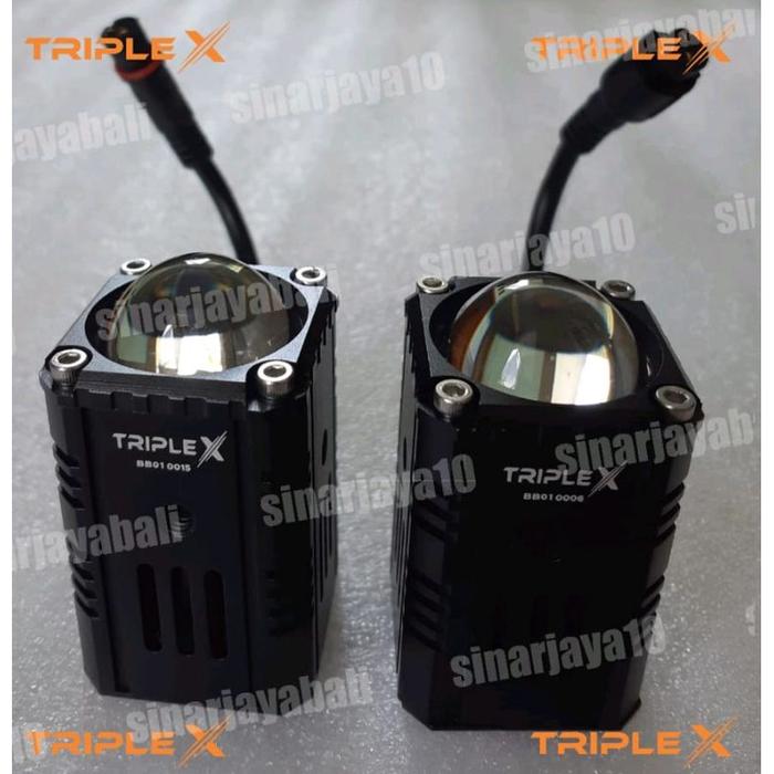 Lampu Led Triple X Triple X Triple X X1 X3 X 1 Lampu Led Kabut Tembak Foglamp Laser Terang