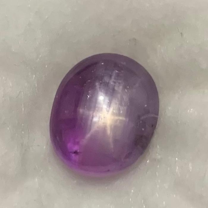 Natural Star Purple Sapphire Ceylon  Mirah kecubung star Sapphire Sri lanka 9.29ct memo GRI