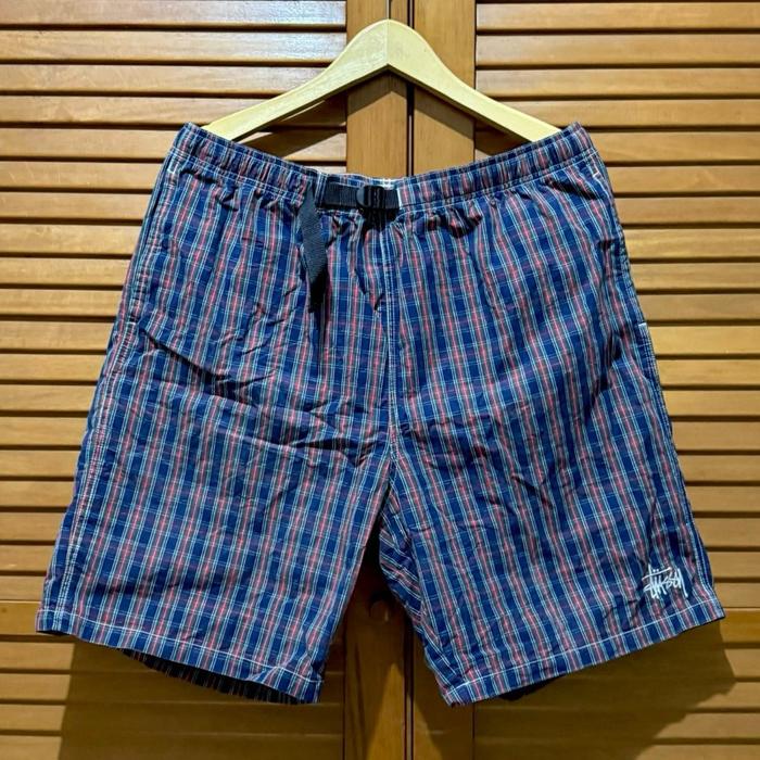Stussy Brushed Cotton Mountain Shorts Plaid