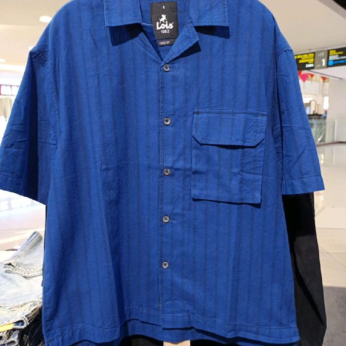 KEMEJA PENDEK LOOSE FIT LOIS KLS609D