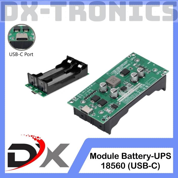 Ready Stock Uninterruptible Power Supply Module Type-C Mini Ups 12V Diy 18650 With Lithium Battery C