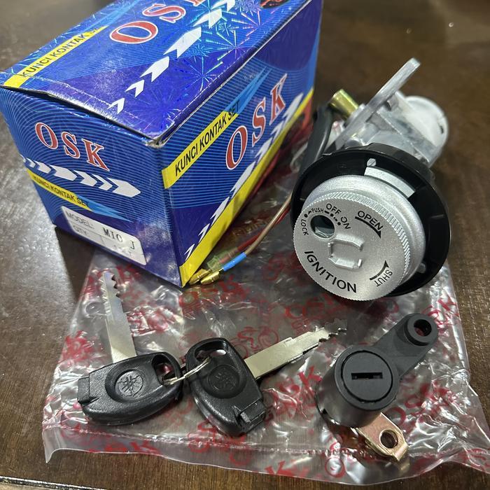ASSY OSK MIO J KUNCI KONTAK KEY SET MOTOR GT DEPAN BELAKANG JOK KEYSET