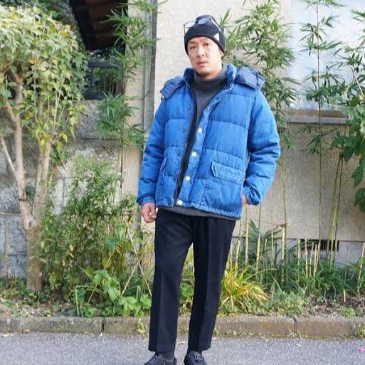 Rare item jacket winter gold X sugar cane X arkstandart denim goose down bulu angsa super cakep bang