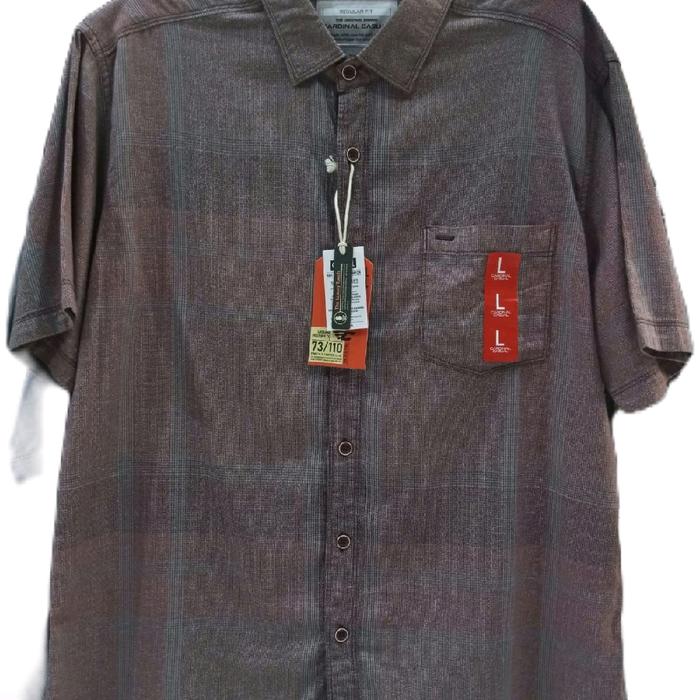 Cardinal Kemeja Pendak Pria Bahan Katun Original Casual Atasan- Baju, Kerja, Linen