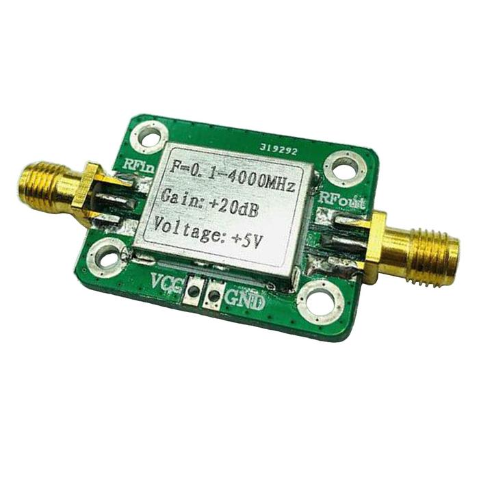 Meter 0.1-0 Broadband 20 dB modul Amplifier RF bunyi rendah, modul