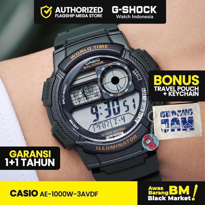 Casio General AE-1000W-3AVDF AE-1000W AE-1000 AE1000W AE 1000W Watches