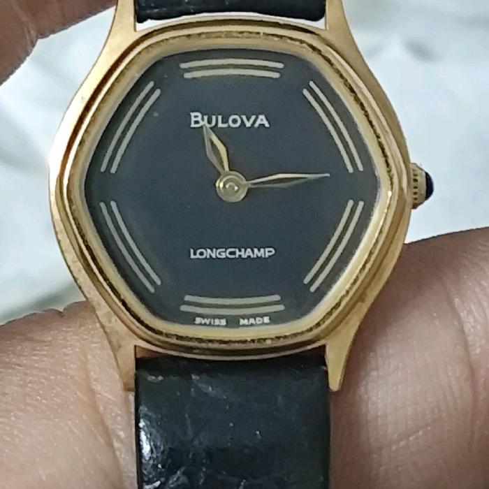 NEW BULOVA LONGCHAMP women vintage original 1988 MANUAL WINDING