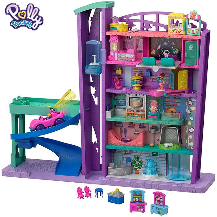 Original Polly Pocket Dolls Mini Polly Shopping Mall Playground