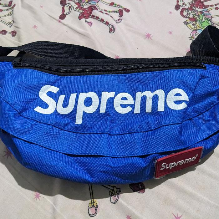 Tas Selempang supreme pria Warna Biru