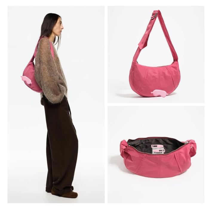 Ready Tas Bimba Y Lola Small Dark Pink Moon Bag