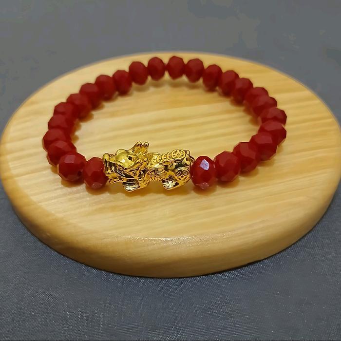 Gelang Nyuping Emas Pixiu Naga