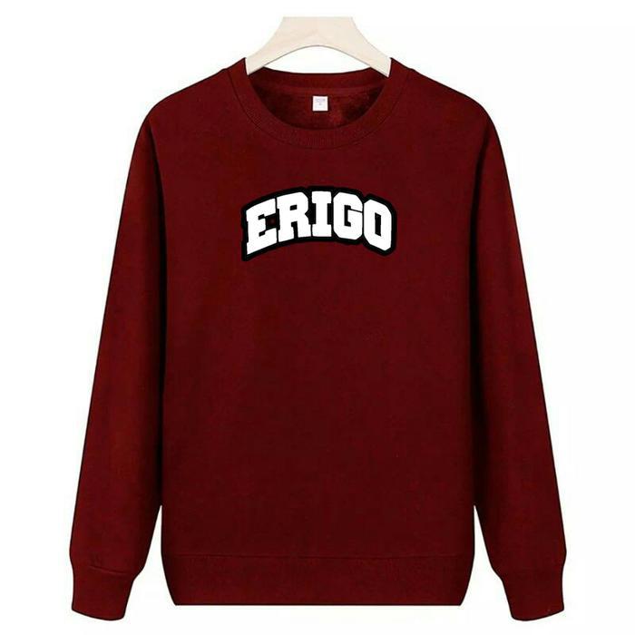 jaket sweater erigo pria wanita size jumbo