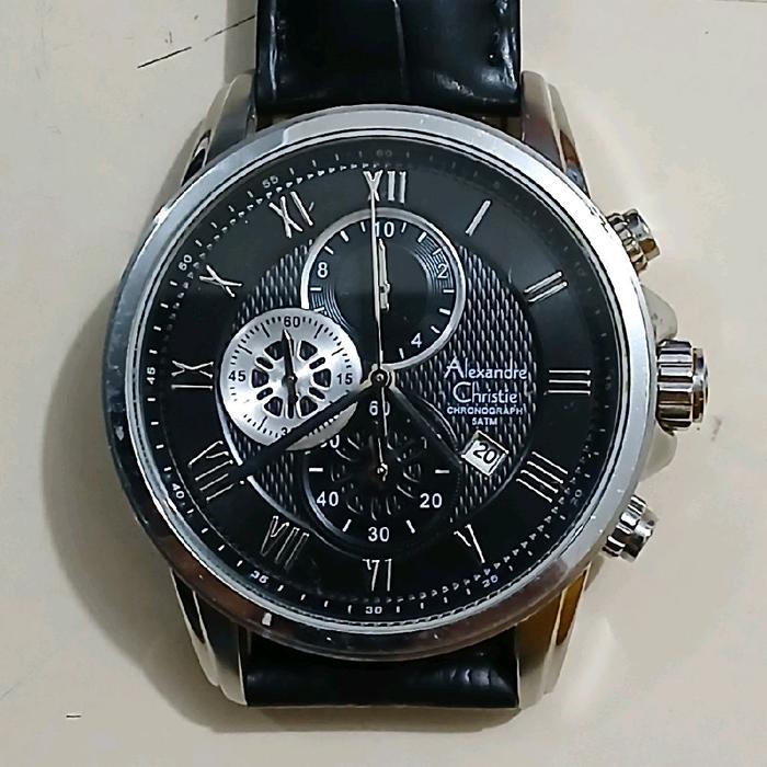 Jam Tangan Pria Elegan Alexandre Christie 6313 elegan man watch alexander christie alexander kristi 