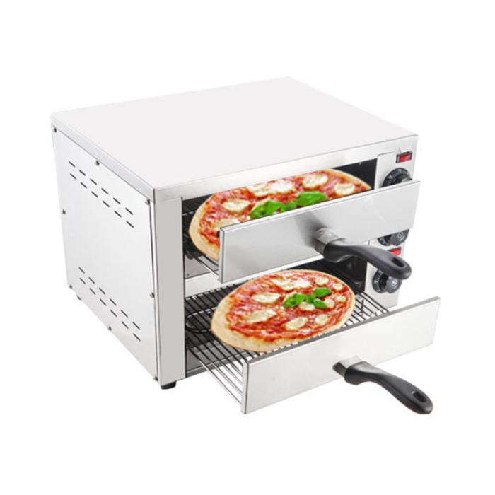 Pizza Oven Commercial 16 " Electric Double Stainless Steel Cake