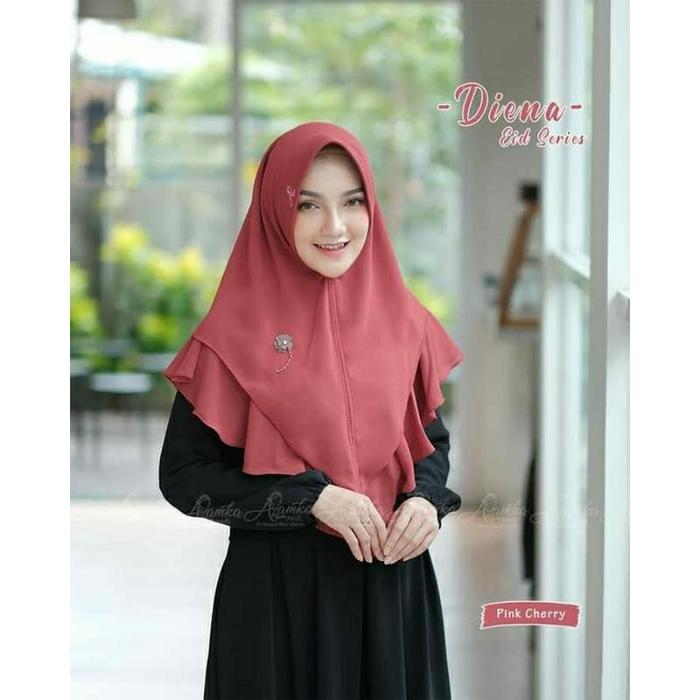 Baru Azamka Hijab Khimar Diena ceruty babydoll premium luxurious