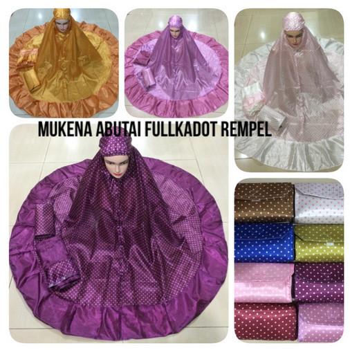 Promo Mukena Abutai Rempel Polkadot COD