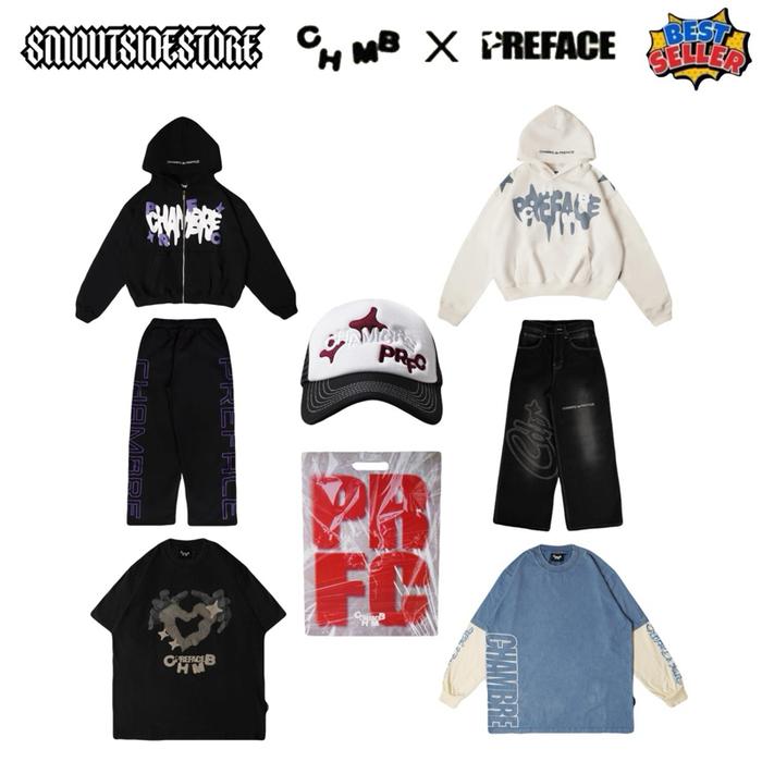 ( 100 % ORIGINAL ) Chambre de Preface | Zip Hoodie Chmb de Preface | Hoodie Chmb de Preface | Double