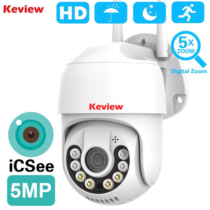 IP Wifi Camera Wireless 2MP 3MP 5MP Outdoor Digital Zoom PTZ IP