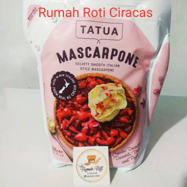 TATUA MASCARPONE 500GR CREAM CHEESE DIARY 500 GR NEW ZEALAND WHIPP KEJU KG
