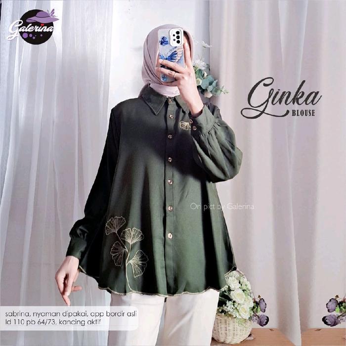 Ginka Blouse Bordir Ld 110