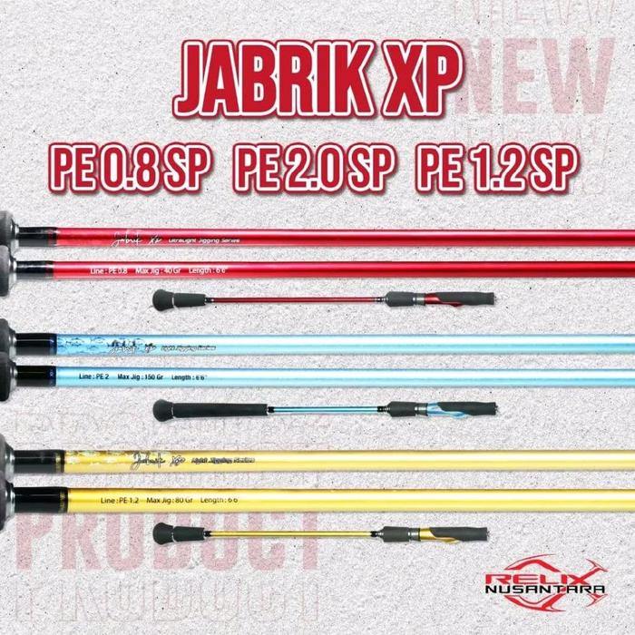 Joran Pancing JABRIK XP RELIX NUSANTARA light Jigging Spinning Series