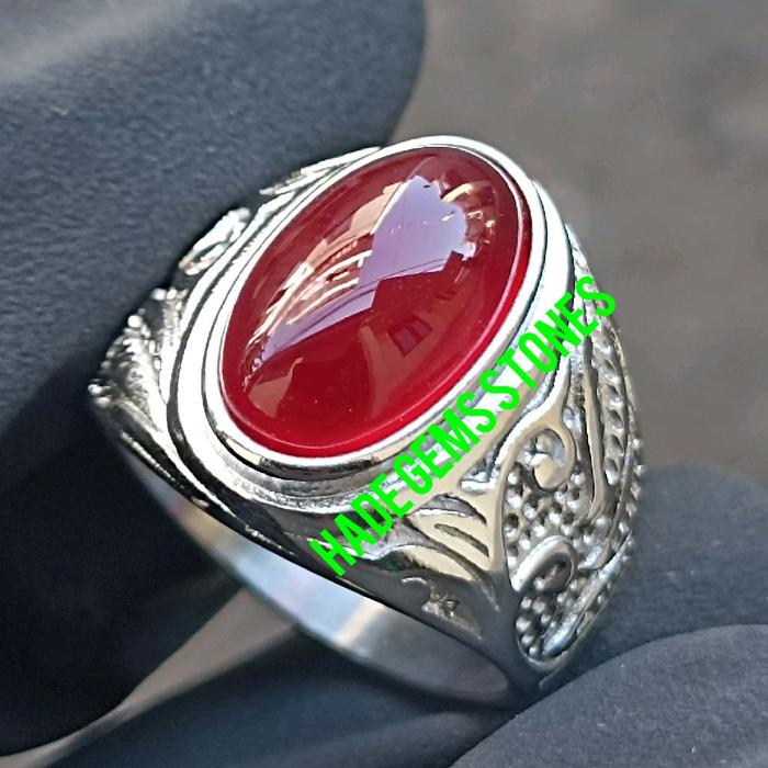 Cincin Titanium Red Baron Pacitan HQ Dim 8x15 Terbaru - Jewelry