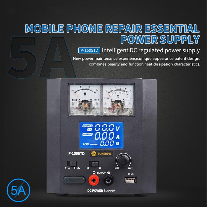 1505TD Intelligent DC Regulated Power Supply Phone Repair Voltage