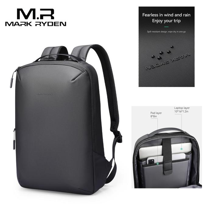 Mark Ryden MR2408 Tas Ransel Laptop 15.6 Inci Anti Air - ALL DAY Commuter Series