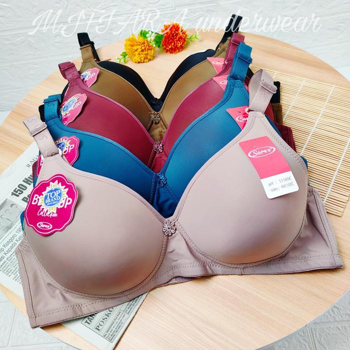 Terlaris- Bra Tanpa Kawat Cup Besar Sorex 11189 Size 38-44C /Big Cup Bra 38-44 C -Gratisongkir