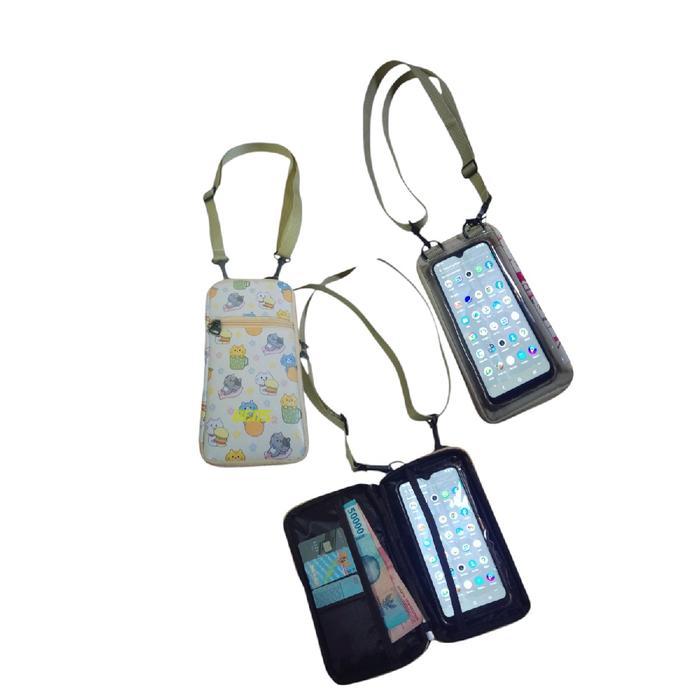 Tas Selempang//Tas Hp//Dompet Hp+Touchscreen